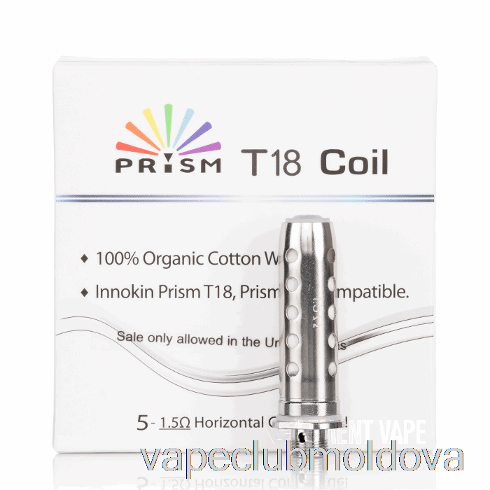 Kit Vape Pod Innokin Prism T18 / T22 Bobine De Schimb Bobine De 1,5 Ohmi